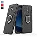 Produktbild COOVY® Cover für Huawei Mate 20 lite Bumper Case, Plastik + TPU-Silikon, extra stark, Anti-Shock, Stand Funktion + Magnethalter | Farbe schwarz