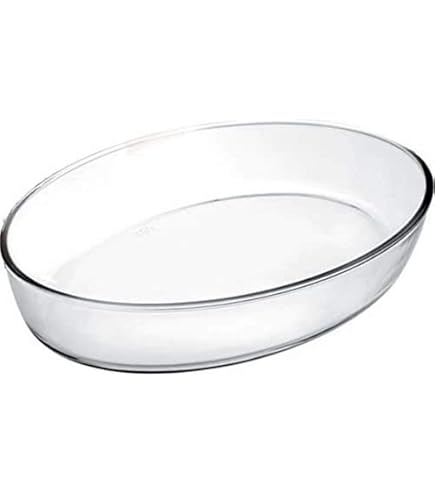 LEETOYI Porselein Kleine Ovale Au Gratin Pannen, Set van 4 Bakschalen Set voor 1 of 2 persoons porties, Bakvormen met Dubbel Handvat voor Keuken en Thuis (Turkoois