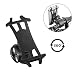 Produktbild Newdora Handyhalterung Fahrrad Fahrradhalterung Handyhalter für iPhone X/8/7/6 Plus, Samsung Note 9 & alle 4,0-8,0 Zoll Handys, Universal Silikon Verstellbarer Handyhalter für Motorrad (Schwarz)