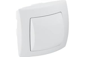 Geberit – Bouton Poussoir Manuel pour chasse simple, pour système de chasse pour inod Oros Geberit avec portail de chasse pneumatique : (240.571.11.1)