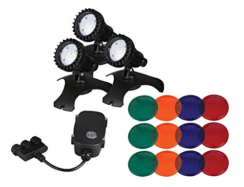 Preisvergleich Produktbild Pondmaster 3 LED Teich Lichter mit Trafo