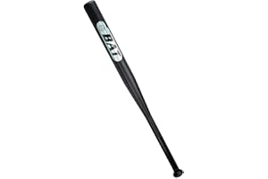 ACAN Tradineur - Bate de béisbol de aluminio, agarre antideslizante, prácticas, entrenamientos, deporte, aire libre, adolescentes, adultos (Negro - 69,5 cm)