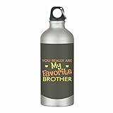 YaYa Cafe™ Brother Favorite Brother Stainless Sipper Water Bottle 600 ml Birthday Gifts Rakhi