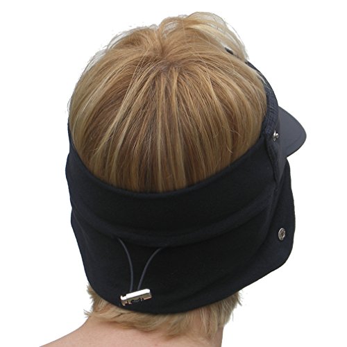 Daily-Sports-Ladies-Mens-Unisex-Golf-Tennis-Wind-Sun-Visor-in-Navy-Blue