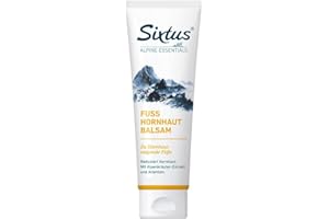 Sixtus FUSS HORNHAUT BALSAM mit Alpenkräuter-Extrakt und Allantoin - Für weiche, geschmeidige Füße - 125 ml