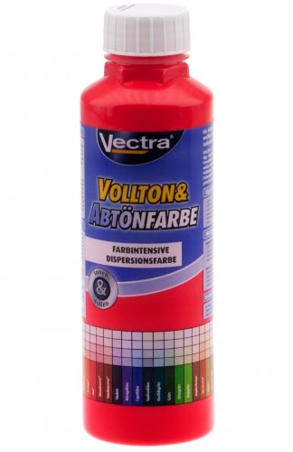 Vectra 8770 Vollton- & Abtönfarbe Dispersionsfarbe Rot Matt 500ml (ALB7)