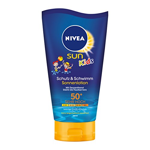 NIVEA SUN Kids Schutz & Schwimm Sonnenlotion LSF 50,1er Pack (1 x 150 ml)