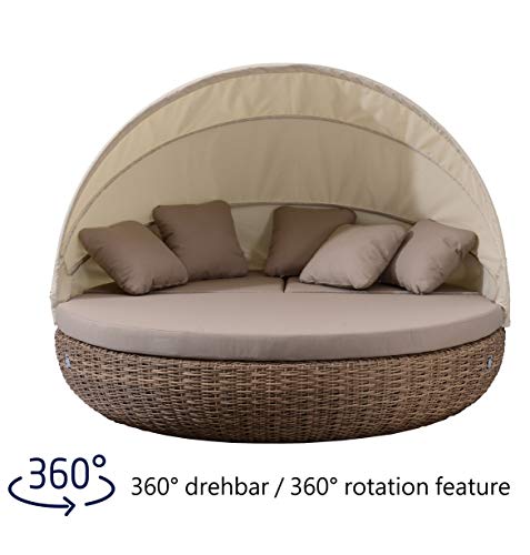 Gartenmobel Zubehor Polyrattan Gartenlounge Sonneninsel Rattan Lounge Set Sofaset Florida Braun Lounge Mobel Terrasse Und Garten Gartenbank Wetterfest Ecksofa Doppelliege Mit Dach Tolle Loungemobel Mobel Sofas Mobel Wohnaccessoires