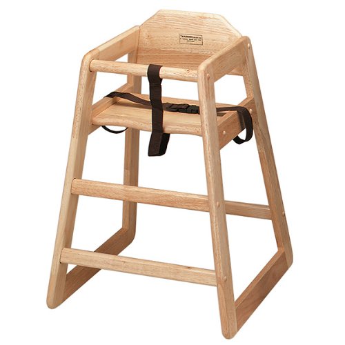 Preisvergleich Produktbild Oypla Stackable Kids Baby Holz Fütterung Kommerziellen Home High Chair - Natural