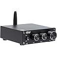 SABAJ A1 Bluetooth Digital Amplifier, Bluetooth 5.0 HiFI Audio Stereo AMP Receive for Speakers, MA 12070 Chip, 80Watt *2, Class D 2.0 Channels, Tuning Treble and Bass Knob