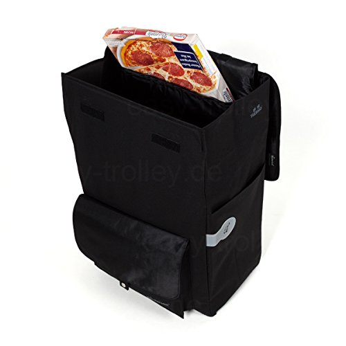 Andersen Royal Einkaufstrolley Royal XXL luftbereift & Einkaufstasche Asta schwarz mit Kühlfach | Aluminium Trolley klappbar - 6