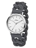 S.Oliver Damenuhr Analog Quarz mit Silikonarmband – SO-3262-PQ