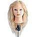 BYT Collection 18"-26"Blonde 100% Human Hair Training Head Mannequin Manikin Training Practice Head 18"&120g