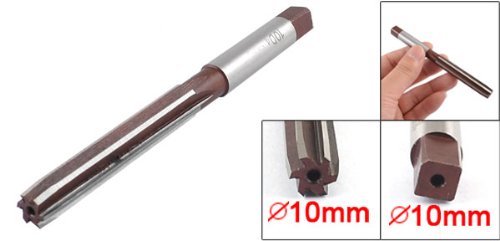 High Speed Stahl 10 mm Cutting Dia Hand Operated Reibahle Reiben 115 mm Länge - 2