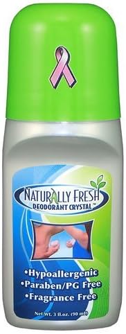 Pack of 1 x Naturally Fresh Roll On Deodorant Crystal - 3 oz by Naturally Fresh Deodorant Crystal