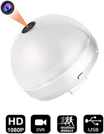 KAPOSEV Hidden Spy Camera,USB Light Bulb Hidden Security Camera Motion Activated Video Recorder,Covert Spy Nanny Cam for Home Monitoring