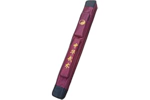 SOFIALXC Taichi Sac de Transport pour épée - Sac d'épée Kung Fu Chinois Sacoche Simple et Double Couche Sacoche pour Armes à feu Armes Martiales Sac Kung Fu,Doublewinered