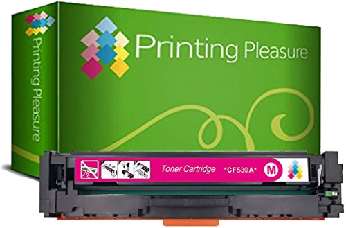 Printing Pleasure 205A MAGENTA Compatible Laser Toner Cartridge for HP Colour LaserJet Pro MFP M180n/nw M181fw M154a/nw | CF533A