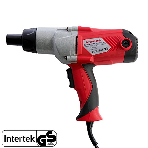 Arebos Elektro Schlagschrauber 1010 W mit 450 Nm inklusive Koffer und Zubehör - 2