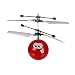 Produktbild (833) LED Helikopter Ball Fliegende LED Kugel Funny Face Hubschrauber Drohne RC (Rot)