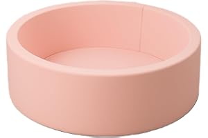 simpa morvita Round Pink Soft Memory Foam Replacement Ball Pit NO Balls - Dimensions 90cm (Dia) x 30cm (H)