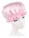 Double Layer Adult Waterproof Bath Shower Cap Bathing Cap Pink A RS.1863.00