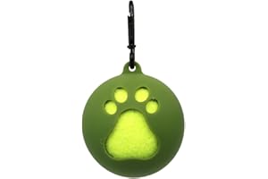 HYCLAM Standard Tennis Ball Holder With Carabiner Hands-Free Pet Ball Cover Holder For Training Walking Tennis Play Durable Hands-free Pet Ball Cover Holder Flexible And Durable