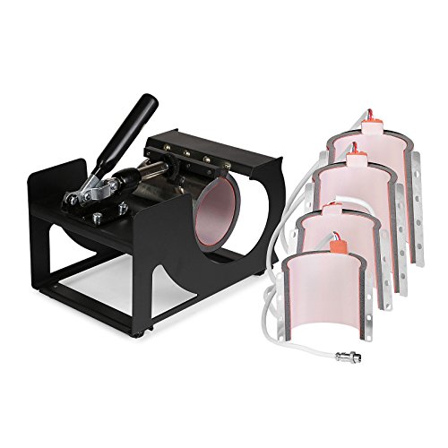 Lartuer Transferpresse Tassenpresse Cappresse T Shirtpresse Heat Press Machine 9 in 1 mit Einstellbarer Mehrfach federzug (9 in 1) - 6