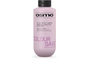 OSMO Colour Save Shampoo | Vitamin E & UV Filters | Anti-Fade for Coloured Hair | Vegan. 400ml