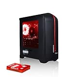 Fierce Gaming PC - AMD Ryzen 3 2300X 4.0GHz, NVIDIA GTX 1050 Ti 4GB, 8GB 3000MHz, 1TB Hard Drive, Windows 10 Compatible (Crusader 1135704)