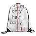 Produktbild New Shorts 13.1 Oval Half Marathon Runner Gift Running School Bag Hiking Drawstring Backpack