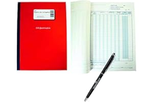 GICAPRICE REGISTRO DEI CORRISPETTIVI AUTOCOPIANTE 13 MESI IN DUPLICE COPIA FORMATO A4 29.7X21 + PENNA TOUCH OMAGGIO