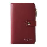 [Geschenk]: Die schöne Leder Geldbörse ist ein praktisches Geschenk für Ihre Geliebte / Freundin / Freundin / Mutter / BBF / sich selbst und für jede Frau;Weihnachtsgeschenk,Valentinstag-Geschenk, Ostergeschenk, Geburtstagsgeschenk, Muttertag...