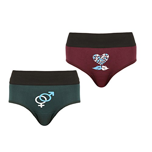 Stuby Womens Print Dark color Hipster Panty(pack of 2) RS.189 (62.00% Off) - Amazon