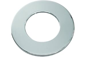 PRO KIRA Rosette Unterlegscheibe Grundplatte für Armaturen Innen-Außendurchmesser 35 zu 65 mm/Chrom