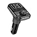 Produktbild Powcan Bluetooth FM Transmitter Wireless Radio Adapter Freisprechanlage Auto Kit mit Smart 2,4 A Dual USB Ports, AUX Input/Output, TF-Karte USB Drive MP3 Player