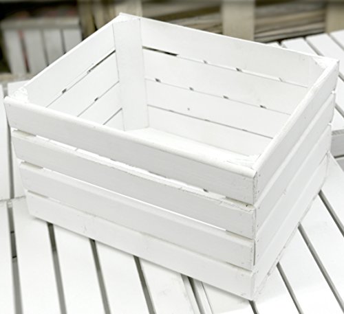 3 weiße Holzkisten - 2