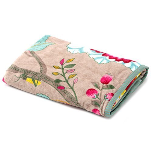Pip Studio 260256202003 Floral Fantasy Handtuch Baumwolle khaki 55 x 100 cm