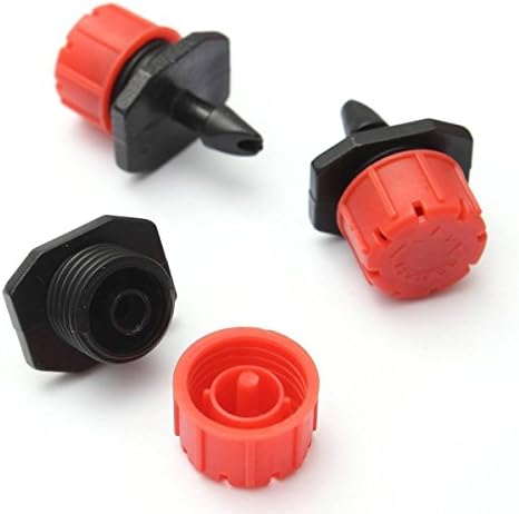 Razy Micro Flow Drip Sprinklers, Adjustable Watering Tool with Anti-clogging Emitter Dripper for Irrigation Kit (100 Pieces)