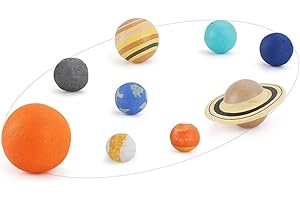 URFEDA HYDS03-00927 Jouets du système solaire Modèle Balle anti-stress solaireJouet éducatif Univers Planète Boules Mars Mercure Terre Enfants Science Éducation