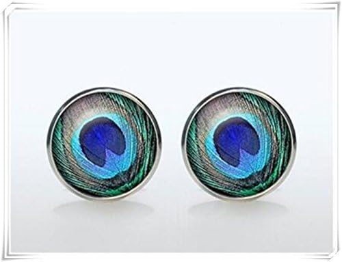 cufflinks-cuff links Accessories for men and women jewelry turqouise blue
