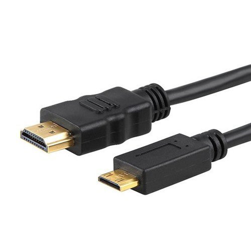 TOOGOO(R) Gold Plattiert HDMI auf HDMI Mini Kabel, 1,83 m / 6 Fuss