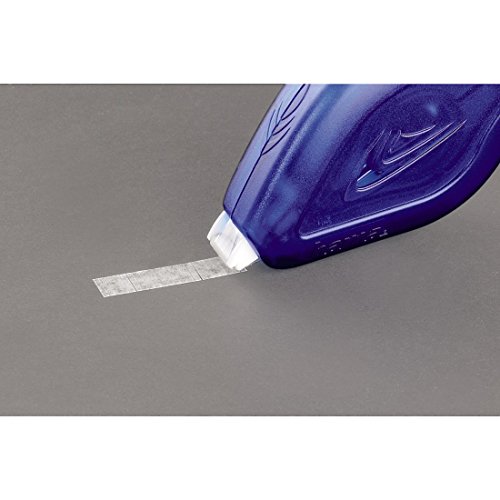 Hama Kleberoller non-permanent Quick-Fix (8mm x 12m Klebetape zum Fotos einkleben, doppelseitig, transparent, nachfüllbar) Fotokleber Klebemaus blau - 5