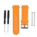 Produktbild Armband für Garmin Forerunner FR 920XT GPS Uhrenarmband, MuSheng Band Silikon Weich Sport Uhrenband Smartwatch Fitness Ersatzband, Mehrfarbig (Orange)
