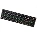 Produktbild YHML Gaming Keyboard USB Wired Keyboard,104-Key Quiet Full Metal Panel Overflow Keyboard, Ergonomic, Ultra-Thin Rainbow 7 LED Backlit Keyboard für Desktop und Laptop