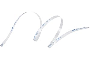 sourcing map Cavo piatto flessibile FFC FPC, 6 pin, passo 0,5 mm, lunghezza 300 mm (tipo A) per stampante LCD 3D, fotocamera, DVD, TV, laptop, audio, confezione da 10