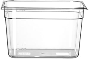 HENDI Recipiente Gastronorm 1/2 - PC - Transparente - 12.5 L - 325x265x(H) 200 mm