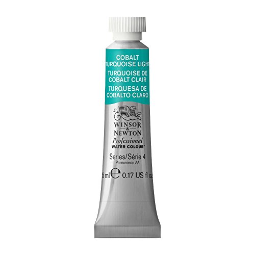 Winsor & Newton Cobalt Turquoise Light - Tubo de pintura para acuarelas (5 ml), color azul