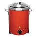 Produktbild Buffalo rot Suppe Wasserkocher mit Griffen 5.7ltr/348 x 255 mm Edelstahl elektrische