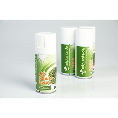 UV Schutz Spray mit Pflegewirkung für künstliche Pflanzen und Blumen, Kunstbäume und Kunstpalmen – für Außen- und Innenbereich – 150 ml Dose – artplants - 2